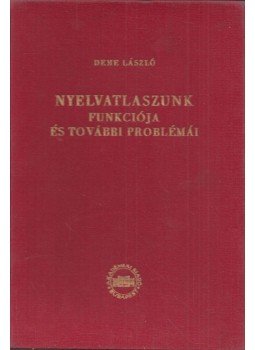 Deme László - Nyelvatlaszunk funkciója és további problémái, Budapest 1956 antikvár könyv