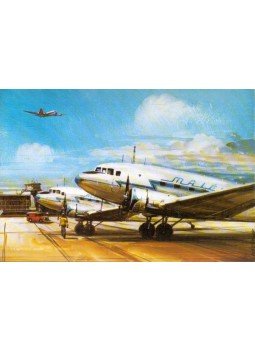 Bánfalvy Ákos - Liszonov Li-2 képeslap, Budapest 0 antikvár könyv