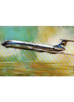 Bánfalvy Ákos - Tupoljev Tu-134 képeslap, Budapest 0 antikvár könyv