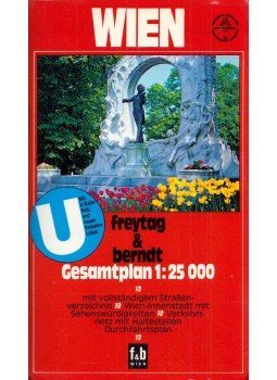  - Wien Gesamtplan 1:25000, Wien 0 antikvár könyv