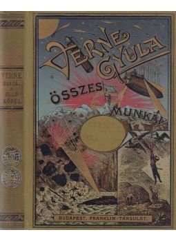 Verne Gyula - Utazás a Hold körül, Budapest 1895 antikvár könyv