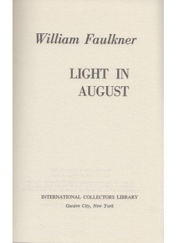 William Faulkner - Light in August, New York 1959 antikvár könyv
