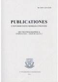 Horváth Zita,Ugrai János - Sectio philosophica Tomus XXI - Fasciculus 2