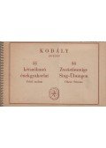Kodály Zoltán - 44 kétszólamú énekgyakorlat - felső szólam
