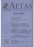 Szász Géza (szerk.) - Aetas 2013/1.