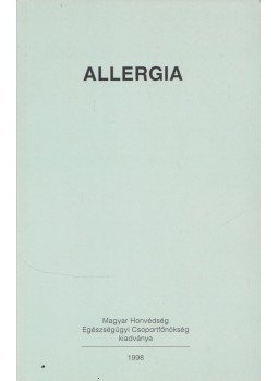 dr. Kósa Lajos - Allergia dr. Kósa Lajos - Allergia, Budapest 1998 antikvár könyv