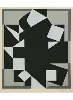 Victor Vasarely - Kompozíció szürkében és kékben Victor Vasarely - Kompozíció szürkében és kékben, 0 antikvár könyv