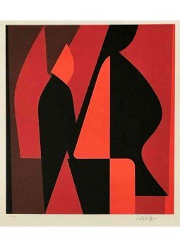 Victor Vasarely - Kompozíció narancs-piros-fekete Victor Vasarely - Kompozíció narancs-piros-fekete, 0 antikvár könyv