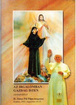  - Az irgalomban gazdag Isten - Zarándokfüzet, Eger 2002 antikvár könyv