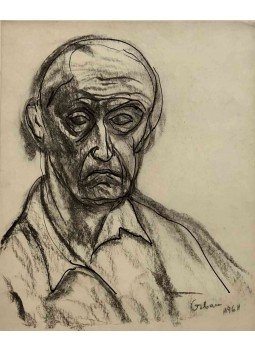 Orbán Dezső - Férfi portré (Önarckép), 1961 Orbán Dezső - Férfi portré (Önarckép), 1961, 0 antikvár könyv