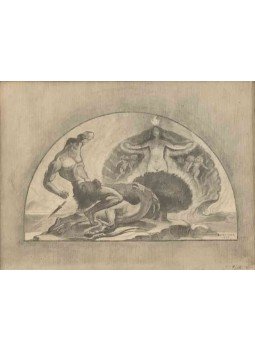 Simay Imre - Mitológiai jelenet (A bécsi állatvédők számára készített szimbolikus kép), 1920,  0 antikvár könyv