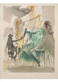 Salvador Dalí - Hárfázó nő