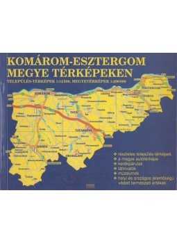  - Komárom-Esztergom megye térképeken,  1996 antikvár könyv
