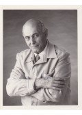 Sir George Solti - Sir Georg Solti karmester, főzeneigazgató aláírt portréja (1986 előtt)