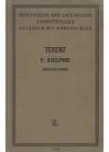 Carl Dziatzko,Kauer, Robert,Terentius Afer, Publius - Terenz 2: Adelphoe