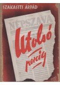 Szakasits Árpád - Utolsó percig