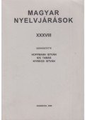 Hoffmann István,Kis Tamás,Nyirkos István - Magyar nyelvjárások XXXVIII. (aláírt)