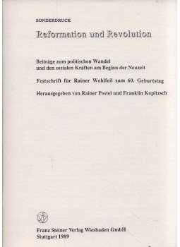 Volker Press - Reformation und Revolution (dedikált) Volker Press - Reformation und Revolution (dedikált), Stuttgart 1989 antikvár könyv
