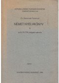 Gerencsér Ferencné - Német Nyelvkönyv II.