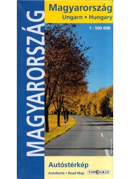  - Magyarország autóstérkép 1:500000, Budapest 1999 antikvár könyv