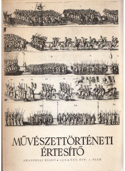 Pogány Ö. Gábor - Művészettörténeti értesítő XXV. évf. 1. szám (dedikált), Budapest 1976 antikvár könyv