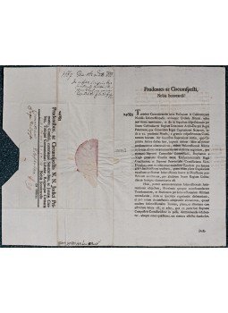  - Sopron katonai rendtartásáról szóló budai helytartótanácsi oklevél az inszurrekció idején (1800) [Aláírt], Buda 1800 antikvár könyv
