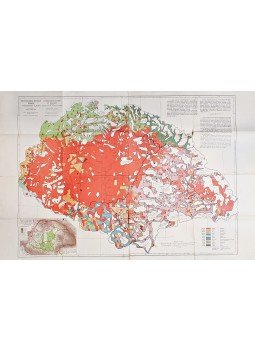 Teleki Pál (szerk.) - Magyarország néprajzi térképe a népsűrűség alapján. Az 1910. évi népszámlálás alapján (1920), Budapest 1920 antikvár könyv