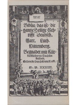 Luther, Martin, Brendler, Gerhard, Endermann, Heinz, Kratzsch, Konrad, Fühmann, Franz - Biblia / das ist / die gantze Heilige Schrifft Deudsch I-III. (reprint), Leipzig 1983 antikvár könyv