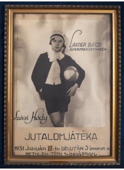  - Plakátterv Lakner bácsi Gyermekszínházának előadásához, Budapest 1931 antikvár könyv