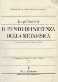 Maréchal, Joseph - Il punto di partenza della metafisica