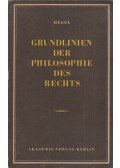 Hegel, Georg Wilhelm Friedrich - Grundlinien der Philosophie des Rechts