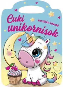  - Cuki unikornisok - Versikés kifestő, null 2020 antikvár könyv
