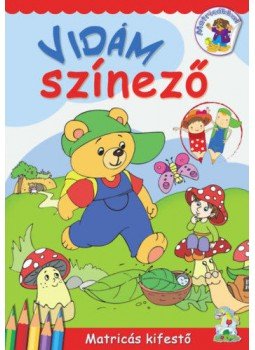 - Vidám Színező - Matricás kifestő - Vidám Színező - Matricás kifestő, null 2020 antikvár könyv