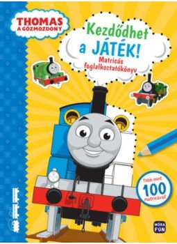  - Thomas, a gőzmozdony - Kezdődhet a játék - Matricás foglalkoztatókönyv, null 2020 antikvár könyv