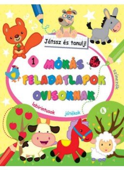  - Mókás feladatlapok ovisoknak 1. - Játssz és tanulj!, null 2018 antikvár könyv