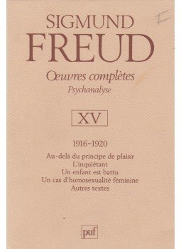Sigmund Freud - Oeuvres completes - Psychanalyse Sigmund Freud - Oeuvres completes - Psychanalyse, Paris 1996 antikvár könyv