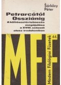 Sárközy Péter - Petrarcától Ossziánig