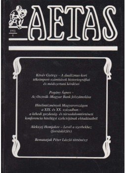 Deák Ágnes (főszerk.) - Aetas 1992/4. Deák Ágnes (főszerk.) - Aetas 1992/4., Szeged 1992 antikvár könyv