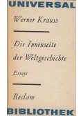Werner Krauss - Die Innenseite der Weltgeschichte