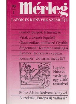 Boór János - Mérleg 1995/1. Boór János - Mérleg 1995/1., Wien 1995 antikvár könyv