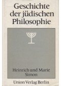 Simon, Heinrich,Simon, Marie - Geschichte der jüdischen Philosophie