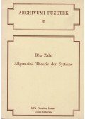 Zalai Béla,Bacsó Béla - Allgemeine Theorie der Systeme