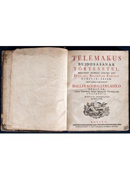 Fenelon - Telemakus bujdosásának történetei Fenelon - Telemakus bujdosásának történetei, Kassa 1758 antikvár könyv
