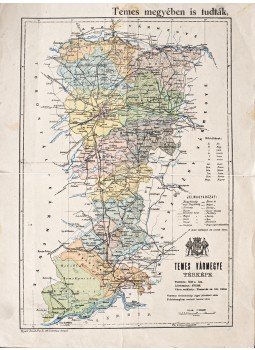  - Temes vármegye térképe (1905)