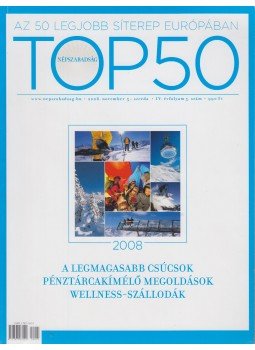  - Az 50 legjobb síterep Európában, Budapest 2008 antikvár könyv