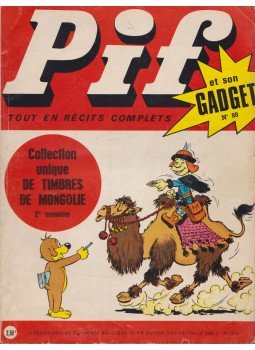 Pierre Bellefroid - Pif et son Gadget N. 88 Pierre Bellefroid - Pif et son Gadget N. 88, Párizs 1970 antikvár könyv