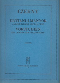 Czerny, Carl, Chován Kálmán - Előtanulmányok / Vorstudien Czerny, Carl, Chován Kálmán - Előtanulmányok / Vorstudien, Budapest 1985 antikvár könyv