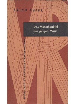 Erich Thier - Das Menschenbild des jungen Marx, Göttingen 1961 antikvár könyv