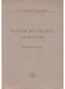  - A magyar helyesírás szabályai, Budapest 1970 antikvár könyv