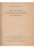 Burckhardt, Jacob - Die Kultur Der Renaissance In Italien